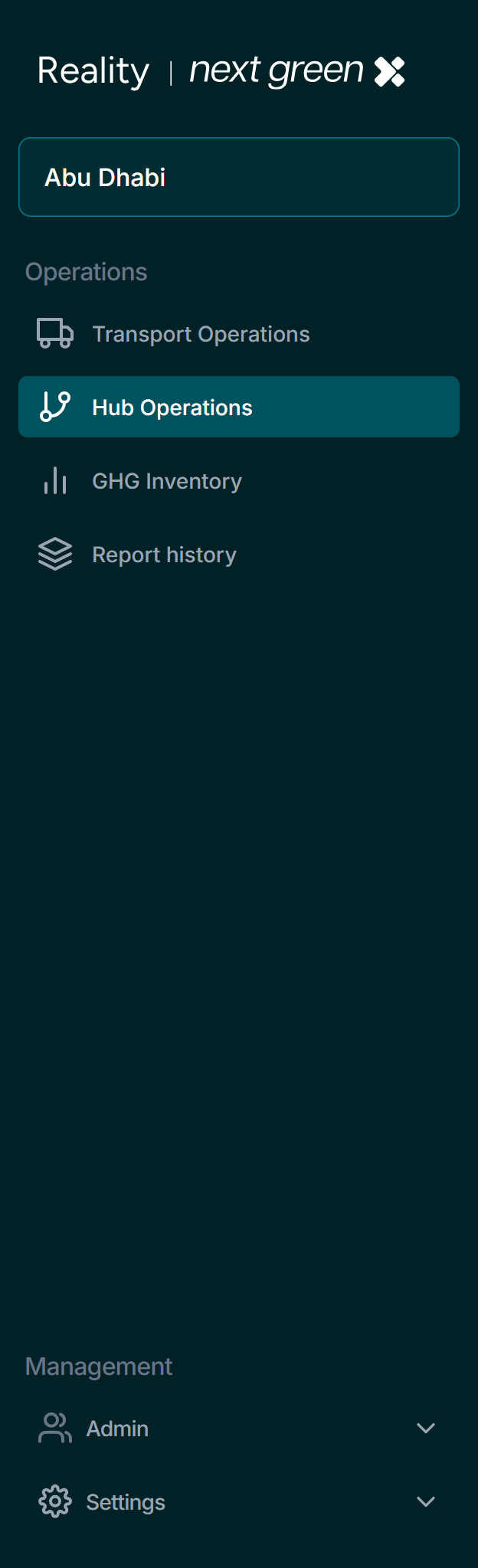 Reality navigation panel image